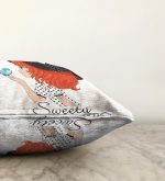 Fashion Girl Dijital Baskılı Modern Raşel Kadife Yastık Kırlent Kılıfı Realhomes