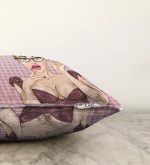Fashion Girl Dijital Baskılı Modern Raşel Kadife Yastık Kırlent Kılıfı Realhomes
