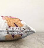 Fashion Girl Dijital Baskılı Modern Raşel Kadife Yastık Kırlent Kılıfı Realhomes