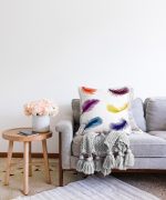 - Sonil-K-750-Gorsel2 - Realhomes  Kuş Tüyü Resimli Dijital Baskılı Dekoratif Raşel Kadife Yastık Kırlent Kılıfı Realhomes