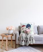Fashion Girl Dijital Baskılı Modern Raşel Kadife Yastık Kırlent Kılıfı Realhomes