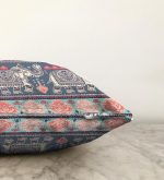 - Print - Realhomes  Modern Fil Desen Dijital Baskılı Modern Raşel Kadife Yastık Kırlent Kılıfı Realhomes