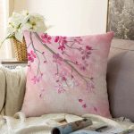 - Sonil-K-800-Gorsel1 - Realhomes  Çiçek Desenli Dijital Baskılı Raşel Kadife Yastık Kırlent Kılıfı Realhomes