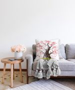 - Sonil-K-801-Gorsel2 - Realhomes Çiçek Desenli Dijital Baskılı Raşel Kadife Yastık Kırlent Kılıfı Realhomes