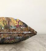 Modern Bisiklet Desen Dijital Baskılı Raşel Kadife Yastık Kırlent Kılıfı Realhomes