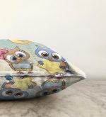 Başkuş Desen Dijital Baskılı Raşel Kadife Yastık Kırlent Kılıfı Realhomes