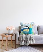 - Sonil-K-826-Gorsel2 - Realhomes  Modern Baykuş Desen Dijital Baskılı Raşel Kadife Yastık Kırlent Kılıfı Realhomes