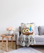 - Sonil-K-832-Gorsel2 - Realhomes Modern Baykuş Desen Dijital Baskılı Raşel Kadife Yastık Kırlent Kılıfı Realhomes