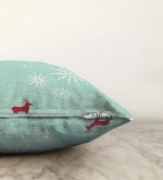 - Sonil-K-861-Gorsel3 - Realhomes  Christmas Temalı Dijital Baskılı Raşel Kadife Yastık Kırlent Kılıfı Realhomes