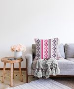 Realhomes Dijital Baskılı Raşel Kadife Yastık Kırlent Kılıfı Realhomes