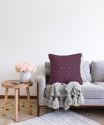 Modern Yıldız Desenli Dijital Baskılı Raşel Kadife Yastık Kırlent Kılıfı Realhomes