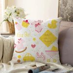 Realhomes Dijital Baskılı Raşel Kadife Yastık Kırlent Kılıfı Realhomes