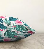 - Sonil-K-901-Gorsel3 - Realhomes  Modern Yaprak Desenli Dijital Baskılı Raşel Kadife Yastık Kırlent Kılıfı Realhomes