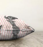 - Sonil-K-903-Gorsel3 - Realhomes  Flamingo Temalı Dijital Baskılı Raşel Kadife Yastık Kırlent Kılıfı Realhomes