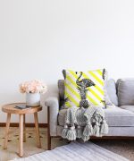 - Sonil-K-905-Gorsel2 - Realhomes  Flamingo Temalı Dijital Baskılı Raşel Kadife Yastık Kırlent Kılıfı Realhomes