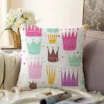 Realhomes Dijital Baskılı Raşel Kadife Yastık Kırlent Kılıfı Realhomes