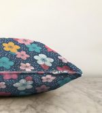 Çiçek Desenli Dijital Baskılı Raşel Kadife Yastık Kırlent Kılıfı Realhomes