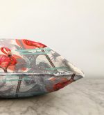 Flamingo Desenli Dijital Baskılı Raşel Kadife Yastık Kırlent Kılıfı Realhomes