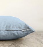 Bebek Mavi Dijital Baskılı Dekoratif Raşel Kadife Yastık Kırlent Kılıfı Realhomes