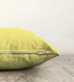 Sarı Renkli Dijital Baskılı Dekoratif Raşel Kadife Yastık Kırlent Kılıfı Realhomes