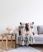 - Sonil-K-969-Gorsel2 - Realhomes  Flamingo Desenli Dijital Baskılı Dekoratif Raşel Kadife Yastık Kırlent Kılıfı Realhomes