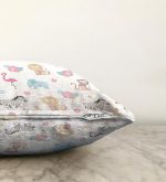 Realhomes Dijital Baskılı Dekoratif Raşel Kadife Yastık Kırlent Kılıfı Realhomes