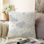 Realhomes Dijital Baskılı Dekoratif Raşel Kadife Yastık Kırlent Kılıfı Realhomes