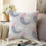 Real Homes Dijital Baskılı Dekoratif Raşel Kadife Yastık Kırlent Kılıfı Realhomes