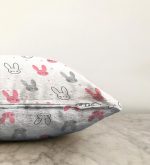 Real Homes Dijital Baskılı Dekoratif Raşel Kadife Yastık Kırlent Kılıfı Realhomes