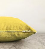 Realhomes Sarı Renkli Dijital Baskılı Raşel Kadife Yastık Kırlent Kılıfı Realhomes