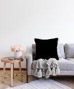 - Sonil-K-siyah-Gorsel2 - Realhomes  Realhomes Düz Siyah Renkli Dijital Baskılı Raşel Kadife Yastık Kırlent Kılıfı Realhomes