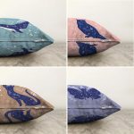 - Sonil-K4luset111-Gorsel2 - Realhomes  Çift Taraflı Soyut Sevimli Hayvan Baskılı 4'Lü Şönil Kırlent Kılıf Seti Realhomes