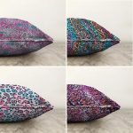 - Sonil-K4luset151-Gorsel2 - Realhomes  Çift Taraflı Renkli Leopar Desenli 4'Lü Şönil Kırlent Kılıf Seti Realhomes