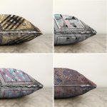 - Sonil-K4luset168-Gorsel2 - Realhomes  Çift Taraflı Dijital Baskılı Mandala Çiçek Tasarımlı 4'Lü Şönil Kırlent Kılıf Seti Realhomes