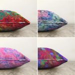 - Sonil-K4luset174-Gorsel2 - Realhomes  Çift Taraflı Sulu Boya Ebru Sanatı Tasarımlı 4'Lü Şönil Kırlent Kılıf Seti Realhomes