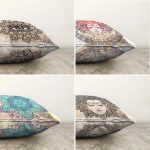 - Sonil-K4luset2-Gorsel2 - Realhomes Çift Taraflı Medusa Gorgon Özel Tasarım Dijital Baskılı 4'Lü Şönil Kırlent Kılıf Seti Realhomes