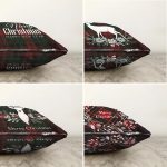 - Sonil-K4luset238-Gorsel2 - Realhomes  Realhomes Çift Taraflı Ekose Zeminli Yılbaşı Desenli 4'lü Şönil Yastık Kırlent Kılıf Seti Realhomes