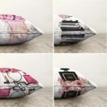 - Sonil-K4luset247-Gorsel2 - Realhomes Realhomes Çift Taraflı 4'lü Parfüm Desenli Kombin Şönil Kırlent Kılıf Seti Realhomes