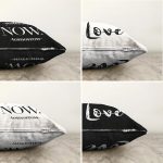 - Sonil-K4luset248-Gorsel2 - Realhomes Realhomes Çift Taraflı Yesterday Now Tomorrow & Love Kombin 4'Lü Şönil Kırlent Kılıf Seti Realhomes