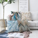 - Sonil-K4luset267-Gorsel1 - Realhomes  Realhomes Çift Taraflı Dijital Baskılı Dekoratif 4'lü Şönil Yastık Kırlent Kılıf Seti Realhomes