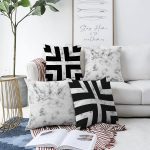 - Sonil-K4luset280-Gorsel1 - Realhomes  Realhomes Çift Taraflı Mermer Motifli 4'lü Şönil Yastık Kırlent Kılıf Seti Realhomes