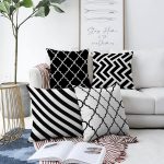 - Sonil-K4luset286-Gorsel1 - Realhomes  Dekoratif Zigzag Desenli Ogea 4'lü Çift Taraflı Şönil Yastık Kırlent Kılıf Seti Realhomes