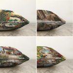 - Sonil-K4luset288-Gorsel2 - Realhomes Dekoratif Manzara 4'lü Çift Taraflı Şönil Yastık Kırlent Kılıf Seti Realhomes