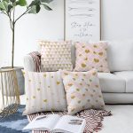 - Sonil-K4luset289-Gorsel1 - Realhomes  Pembe Zemin Soft Zigzag 4'lü Çift Taraflı Şönil Yastık Kırlent Kılıf Seti Realhomes