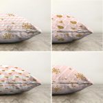 - Sonil-K4luset300-Gorsel2 - Realhomes Pembe Zemin Soft Zigzag 4'lü Çift Taraflı Şönil Yastık Kırlent Kılıf Seti Realhomes