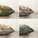 - Sonil-K4luset44-Gorsel2 - Realhomes  Dini Motif Tasarımlı Dijital Baskılı 4'Lü Çift Taraflı Şönil Kırlent Kılıf Seti Realhomes