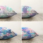 - Sonil-K4luset59-Gorsel2 - Realhomes  Renkli Yaprak Tropik Yaprak Özel Tasarım Dijital Baskılı 4'Lü Çift Taraflı Şönil Kırlent Kılıf Seti Realhomes