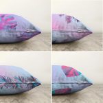 - Sonil-K4luset60-Gorsel2 - Realhomes Neon Tropik Yaprak Desenli Dijital Baskılı Özel Tasarım 4'Lü Çift Taraflı Şönil Kırlent Kılıf Seti Realhomes