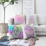 - Sonil-K4luset9-Gorsel1 - Realhomes  Realhomes Çift Taraflı Özel Tasarım Fatma Ana Eli Desenli 4'Lü Çift Taraflı Şönil Kırlent Kılıf Seti Realhomes