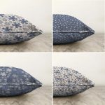 Kot Zeminli Yıldız Ve Kristal Taneleri Dijital Baskılı 4'lü Çift Taraflı Şönil Yastık Kılıf Seti Realhomes